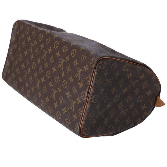Louis Vuitton Speedy 40 Monogram Handbag M41522 Duffle Bag Brown - Picture 7 of 10
